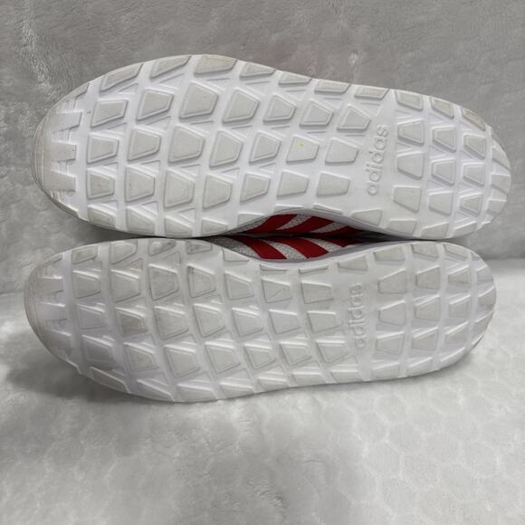 Adidas Questar Shoes Mens 10.5 Cloudfoam White/Red Mesh Sneakers Running FV9067 - Picture 11 of 16